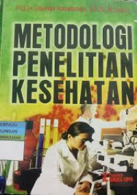 Image of Metodologi Penelitian Kesehatan