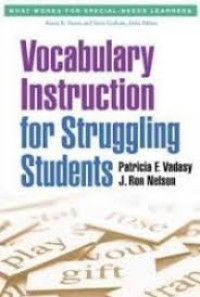 Image of Vocabulary Instruction for Struggling Students